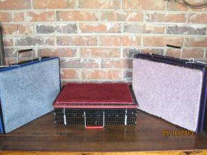 Grooming Box multiple colors  18 w x 14 d x 5 h with divider  $27.50 